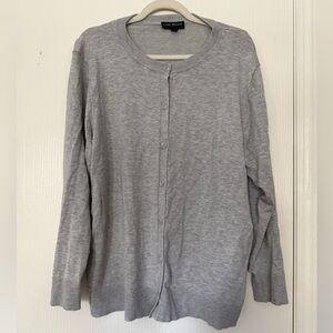 Lane Bryant Light Gray Women's Cardigan